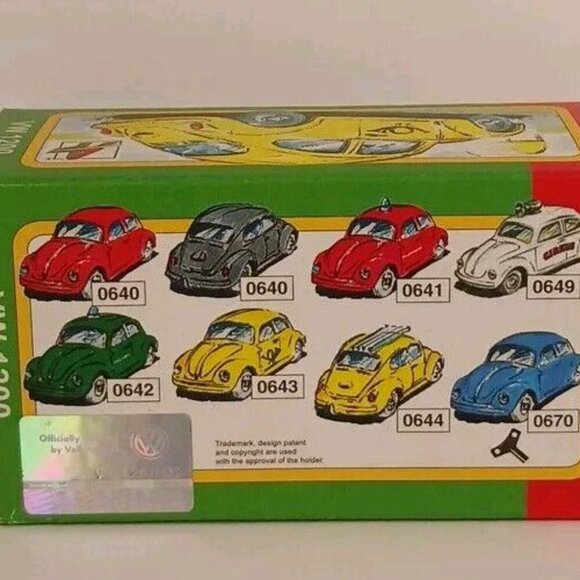 Kovap Volkswagon Beetle Wind-Up Diecast (Tested) VW Blue Vintage Czech - Picture 11 of 14
